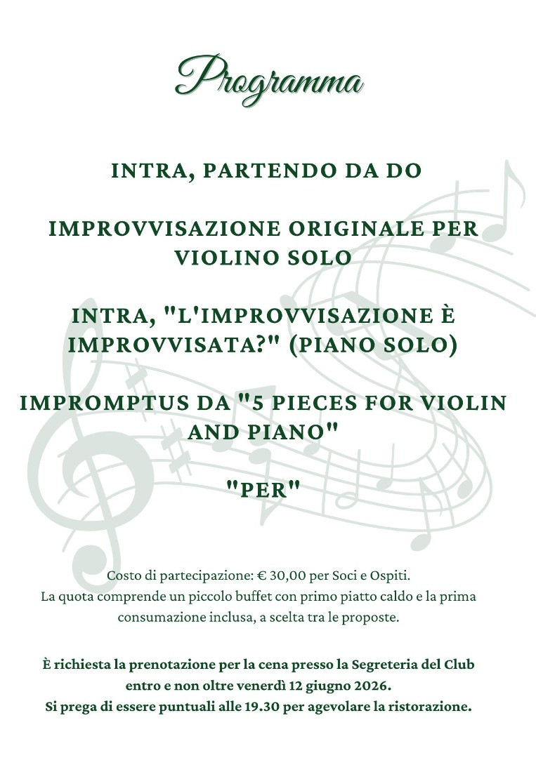 Musica Jazz allo Sporting-programma
